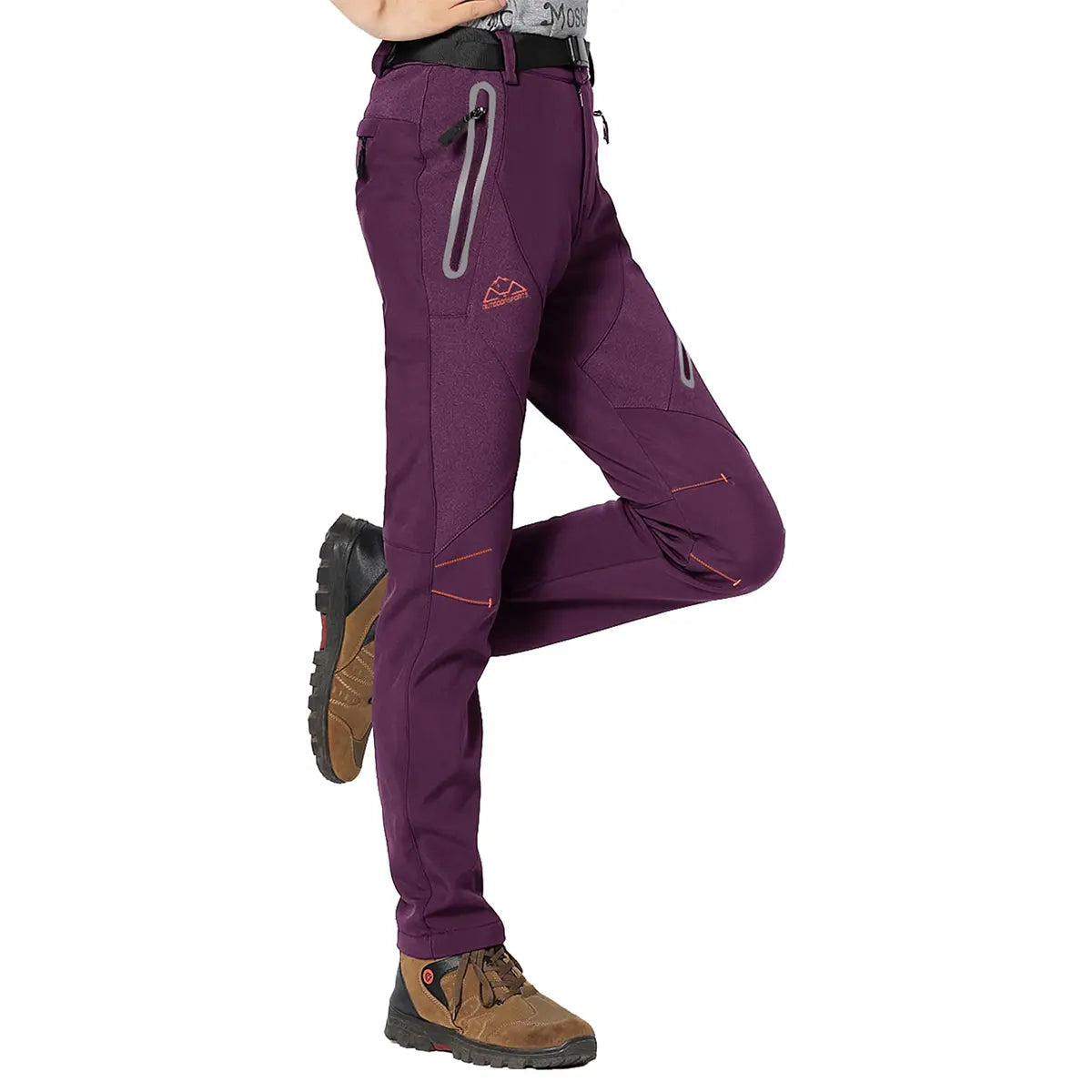 Women's Waterproof Insulated Fleece-Lined Thermal Ski & Hiking Pants